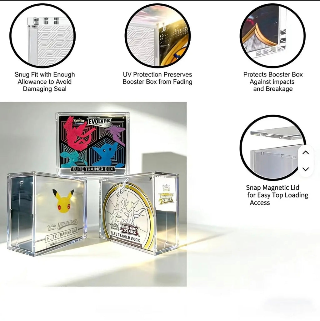 TCG Elite Trainer Box (ETB) Dedicated Acrylic Display Box
