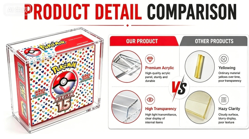 Japanese Pokémon Booster Box Acrylic Case