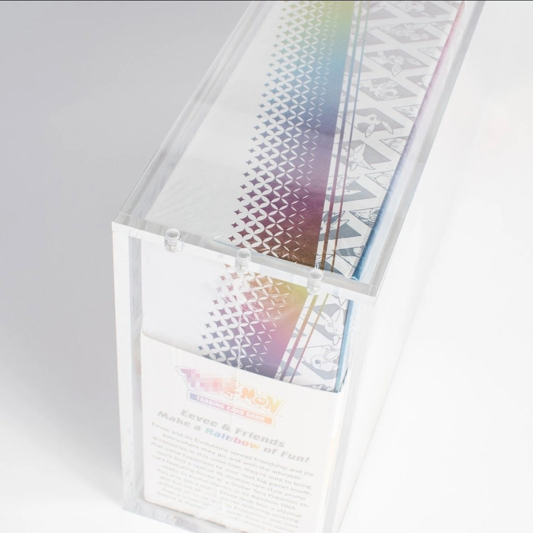 Prismatic Evolutions Super-Premium Collection Box (SPC) Premium Acrylic Display Case